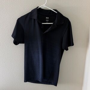 Uniqlo Men's Midnight Blue Polo Shirt